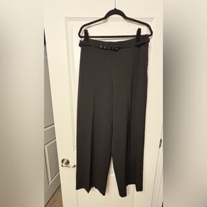 H&M BLACK WIDE LEG DRESS PANT SIZE 14
